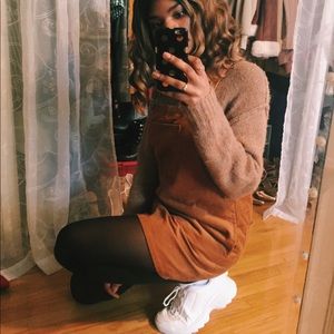 ✨Corduroy Overall Mini Dress✨